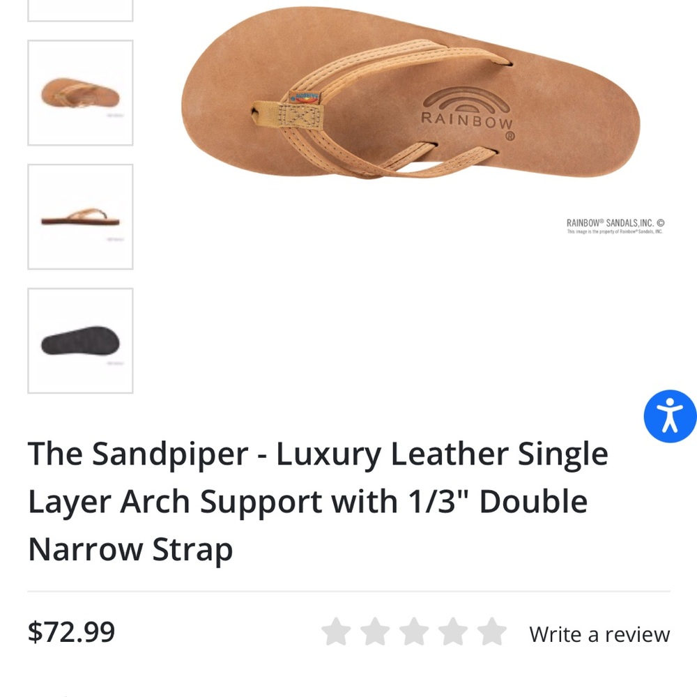 Rainbow Sandals